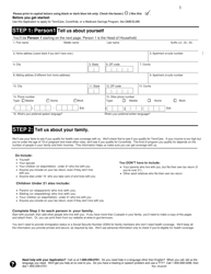 Application for Health Coverage &amp; Help Paying Costs - Tennessee, Page 3