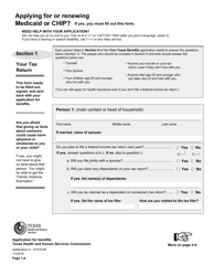 Form H1010 Food Benefits (Snap), Healthcare (Medicaid and Chip), or Cash Help for Families (TANF) Application - Texas, Page 24
