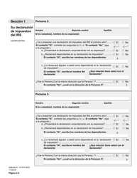 Formulario H1010-S Solicitud De Beneficios De Comida Del Programa Snap, Medicaid Y Chip, or Ayuda De Dinero En Efectivo De TANF Para Familias - Texas (Spanish), Page 25