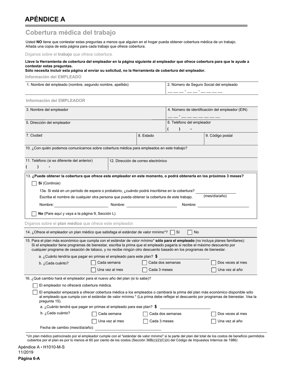 Formulario H1010-S Solicitud De Beneficios De Comida Del Programa Snap, Medicaid Y Chip, or Ayuda De Dinero En Efectivo De TANF Para Familias - Texas (Spanish), Page 29