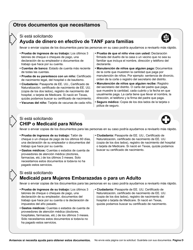 Formulario H1010-S Solicitud De Beneficios De Comida Del Programa Snap, Medicaid Y Chip, or Ayuda De Dinero En Efectivo De TANF Para Familias - Texas (Spanish), Page 4
