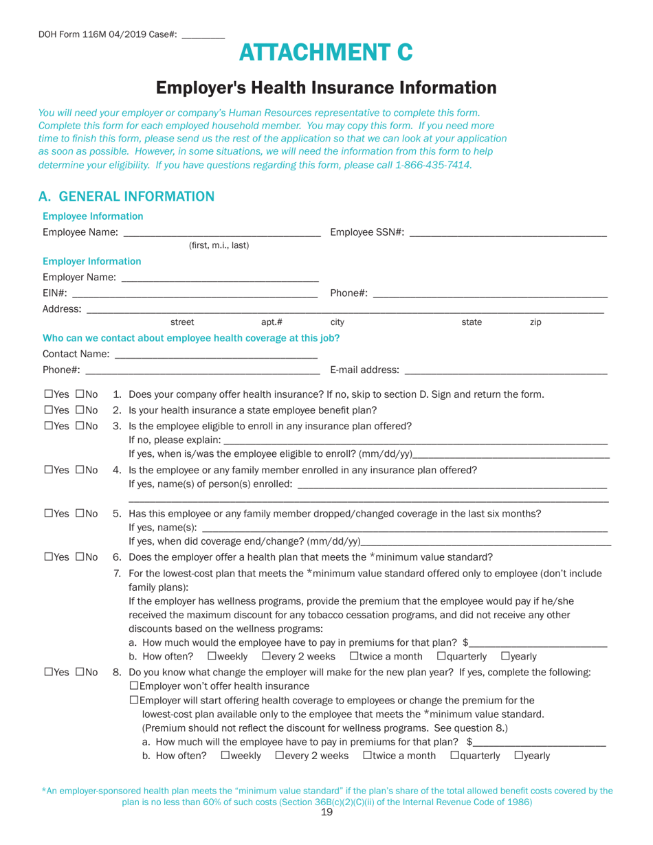 Form DOH61MED Application - Utah, Page 21
