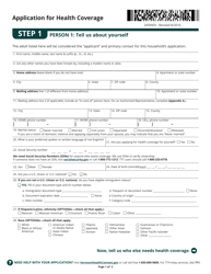 Form 205INFA Application for Health Coverage - Vermont, Page 3