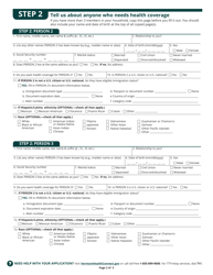 Form 205INFA Application for Health Coverage - Vermont, Page 4