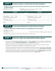 Form 205INFA Application for Health Coverage - Vermont, Page 6