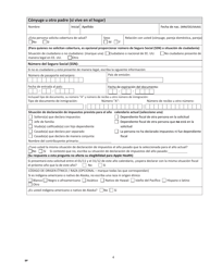 Formulario HCA18-001P SP Solicitud De Cobertura De Cuidado De La Salud - Washington (Spanish), Page 12