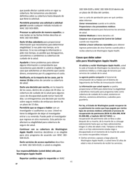 Formulario HCA18-001P SP Solicitud De Cobertura De Cuidado De La Salud - Washington (Spanish), Page 6
