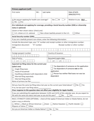 Form HCA18-001P Application for Health Care Coverage - Washington, Page 11