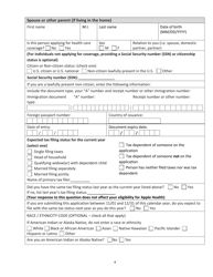 Form HCA18-001P Application for Health Care Coverage - Washington, Page 12