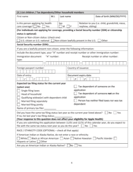 Form HCA18-001P Application for Health Care Coverage - Washington, Page 14