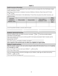 Form HCA18-001P Application for Health Care Coverage - Washington, Page 18