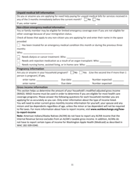 Form HCA18-001P Application for Health Care Coverage - Washington, Page 19