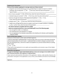 Form HCA18-001P Application for Health Care Coverage - Washington, Page 23