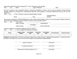Form DFA-SLA-S1 Supplement to Application for Health Coverage - West Virginia, Page 4