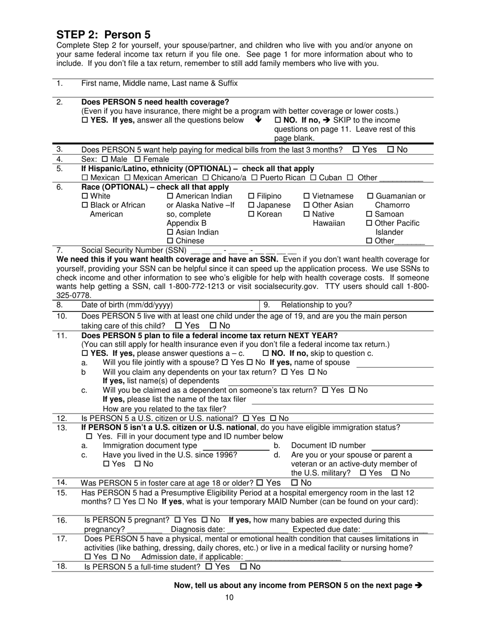 Form DFA-SLA-1 Application for Health Coverage  Help Paying Costs - West Virginia, Page 11