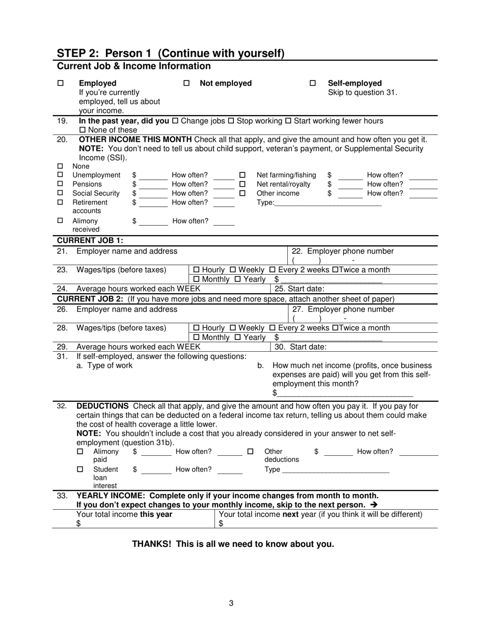 Form DFA-SLA-1 Application for Health Coverage  Help Paying Costs - West Virginia, Page 4