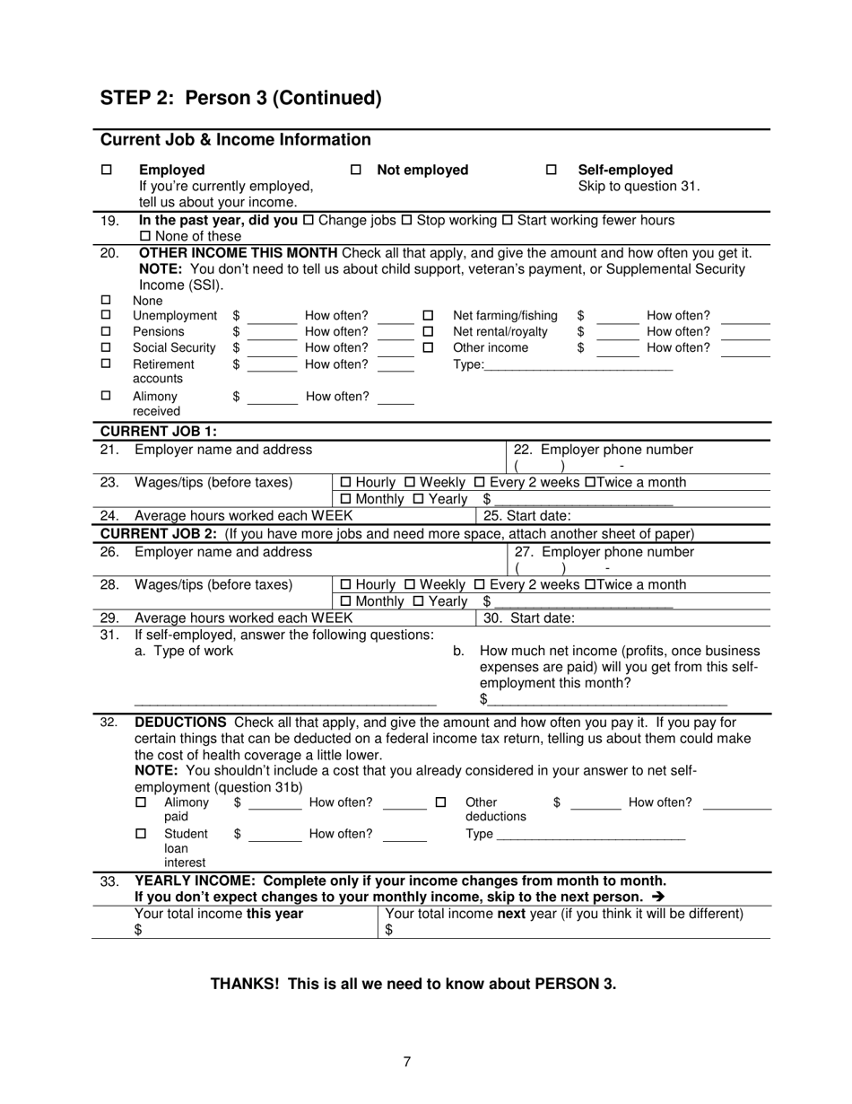 Form DFA-SLA-1 Application for Health Coverage  Help Paying Costs - West Virginia, Page 8
