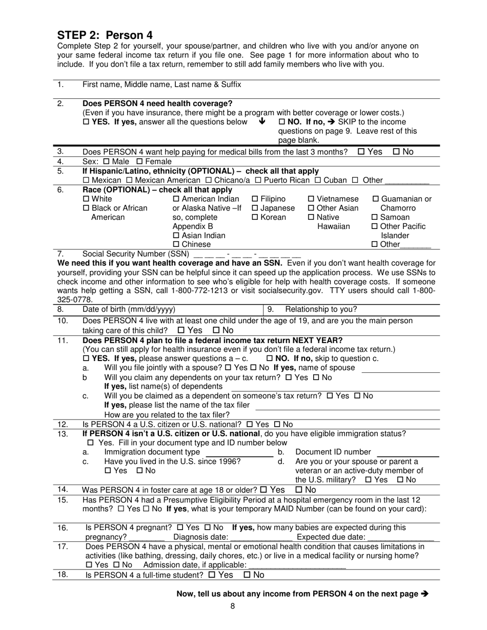 Form DFA-SLA-1 Application for Health Coverage  Help Paying Costs - West Virginia, Page 9