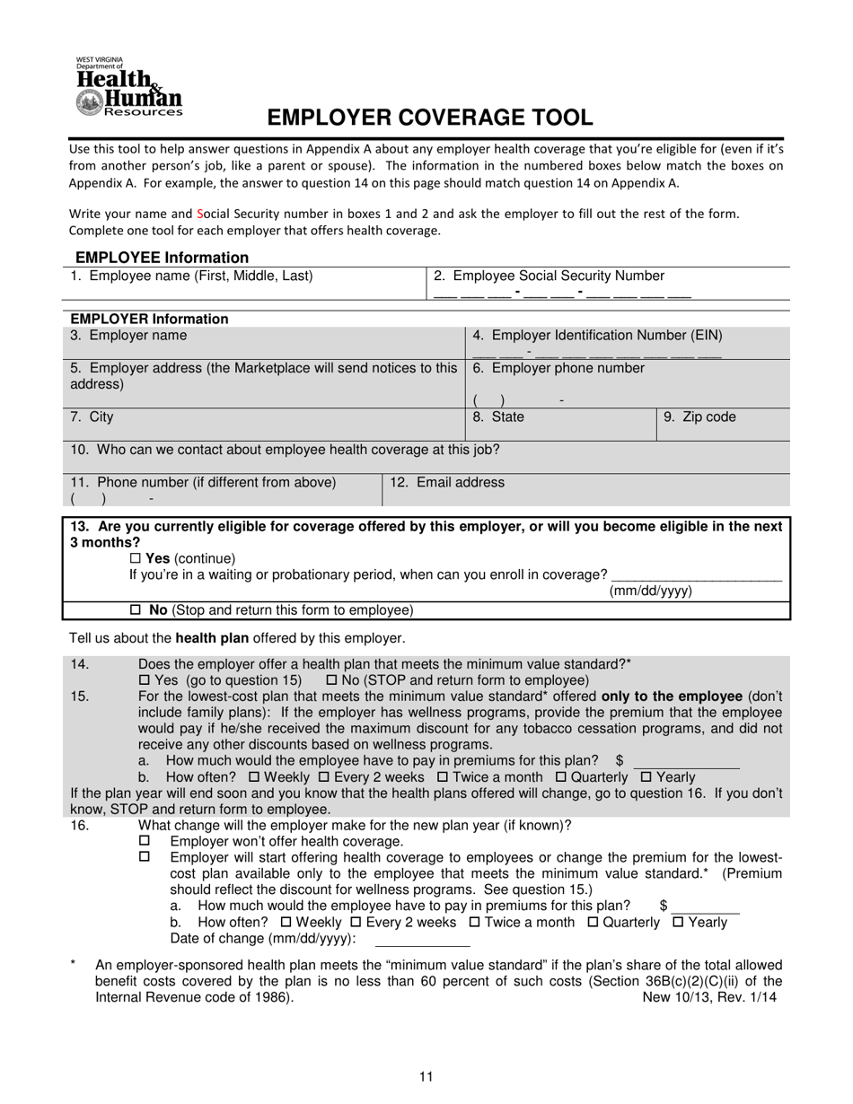 Form DFA-SLA-2 Application for Health Coverage  Help Paying Costs (Short Form) - West Virginia, Page 12