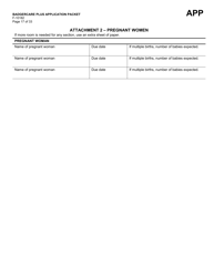 Form F-10182 &quot;Badgercare Plus Application Packet&quot; - Wisconsin, Page 19
