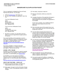 Form F-10182 &quot;Badgercare Plus Application Packet&quot; - Wisconsin, Page 3