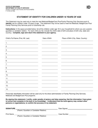 Form F-10182 &quot;Badgercare Plus Application Packet&quot; - Wisconsin, Page 47