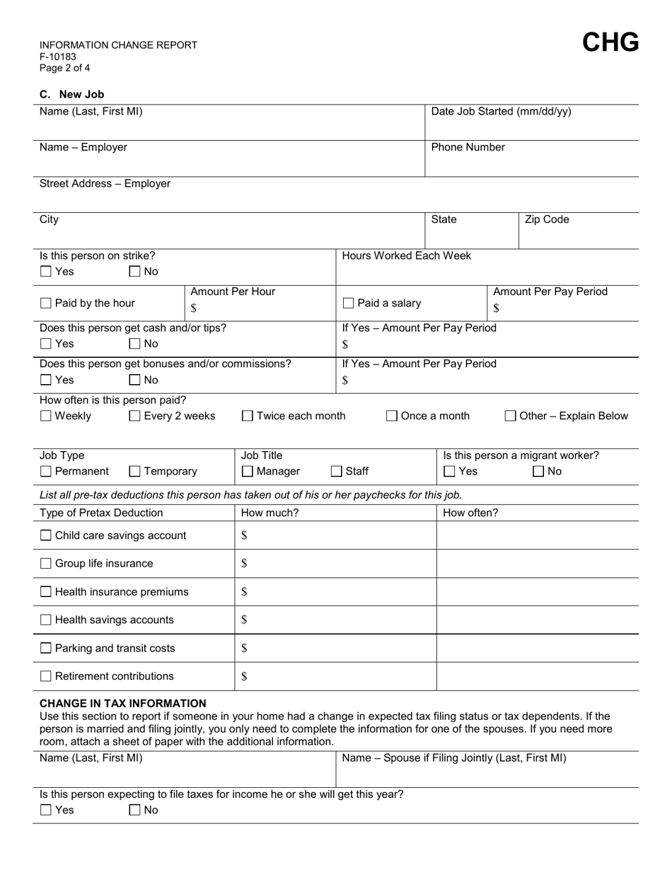 Form F-10182 Badgercare Plus Application Packet - Wisconsin, Page 51