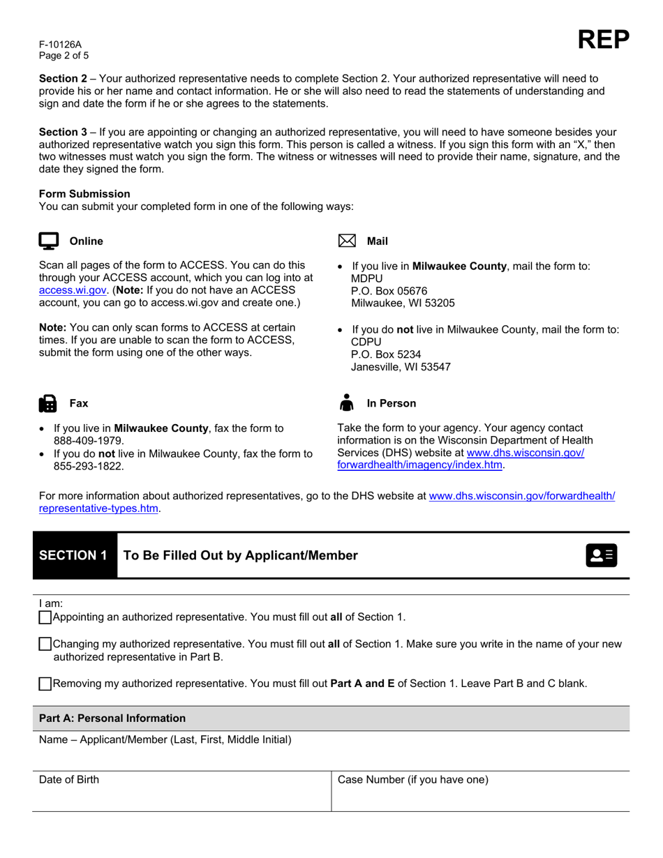 Form F-10101 Wisconsin Medicaid for the Elderly, Blind or Disabled Application Packet - Wisconsin, Page 23