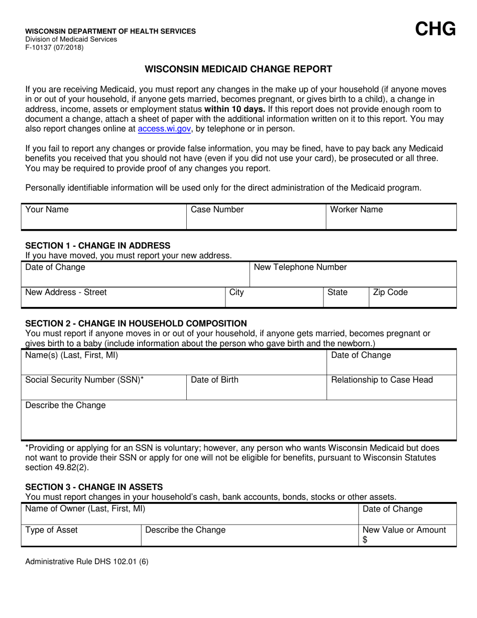 Form F-10101 Wisconsin Medicaid for the Elderly, Blind or Disabled Application Packet - Wisconsin, Page 34
