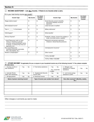 Form 615-82-94-0070SP SS-7 Re-determination of Eligibility Form - Colorado, Page 7