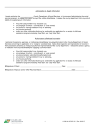 Form 615-82-94-0070SP SS-7 Re-determination of Eligibility Form - Colorado, Page 8