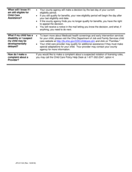 Form JFS01124 Re-determination for Child Care Benefits - Ohio, Page 2