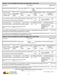 Form 615-82-14-0028 Application for Colorado Child Care Assistance Program (Cccap) - Colorado, Page 4