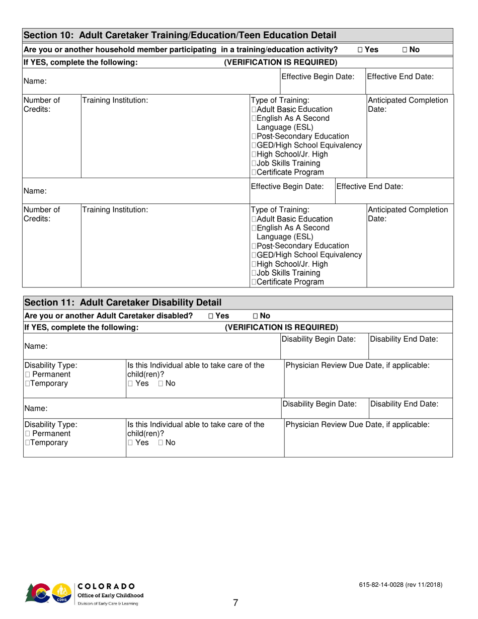 Form 615-82-14-0028 Download Printable PDF or Fill Online Application ...