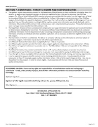 Care 4 Kids Application - Connecticut, Page 5