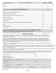 Form DHS911 Application for Child Care Services - Hawaii, Page 2