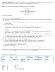 Form HW0217 Application for Child Care Assistance - Idaho, Page 3
