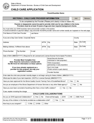 Form IL444-3455I Child Care Application - Illinois, Page 11