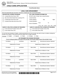 Form IL444-3455I Child Care Application - Illinois, Page 12