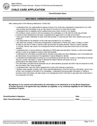 Form IL444-3455I Child Care Application - Illinois, Page 14