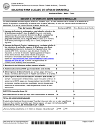 Formulario IL444-3455SI Solicitud Para Cuidado De Ni &#039;os O Guarderia - Illinois (Spanish), Page 10