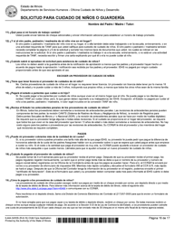 Formulario IL444-3455SI Solicitud Para Cuidado De Ni &#039;os O Guarderia - Illinois (Spanish), Page 16