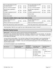 Form 470-3624 Child Care Assistance Application - Iowa, Page 3