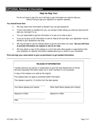 Form 470-3624 Child Care Assistance Application - Iowa, Page 7