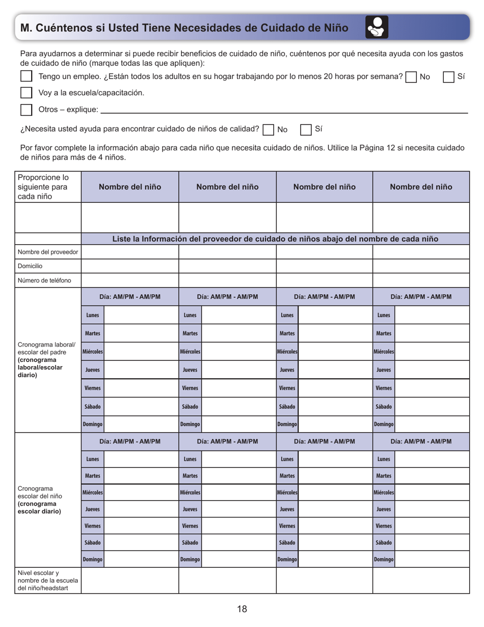 Formulario ES-3100S Solicitud De Beneficios - Kansas (Spanish), Page 18