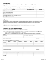 Form DHS-3550-ENG Minnesota Child Care Assistance Program Application - Minnesota, Page 10