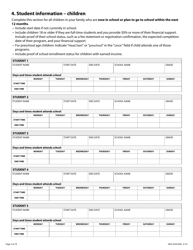 Form DHS-3550-ENG Minnesota Child Care Assistance Program Application - Minnesota, Page 7