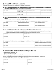 Form DHS-5223D-ENG Combined Application - Child Care Addendum - Minnesota, Page 9