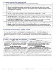 Form DPHHS-HCS/CC-010 Best Beginnings Child Care Scholarship Application - Montana, Page 4