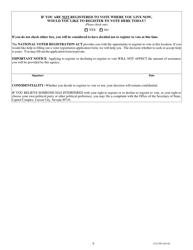 Form 2151-WC Application for Child Care Assistance - Nevada, Page 8